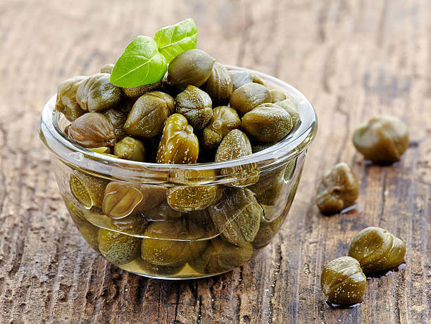 Traditional Caper salad from Sifnos